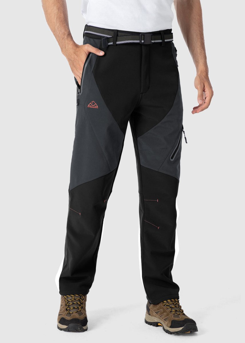 Men's Insulated Water Resistant Warm Fleece Lined Ski Pants – TBMPOY