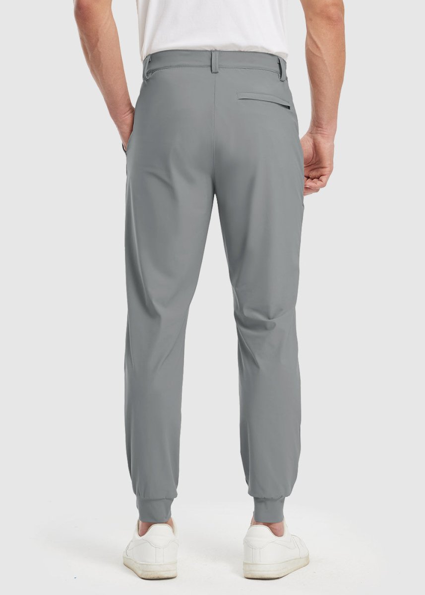 Men's Athletic Joggers Foot Binding Pants - TBMPOY