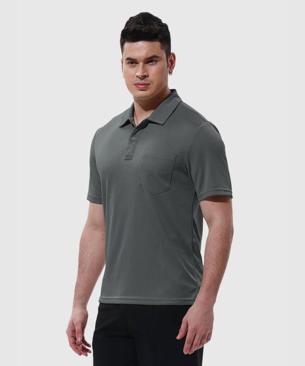 TBMPOY Men's Outdoor Sports Polo Short Sleeve Shirts - TBMPOY
