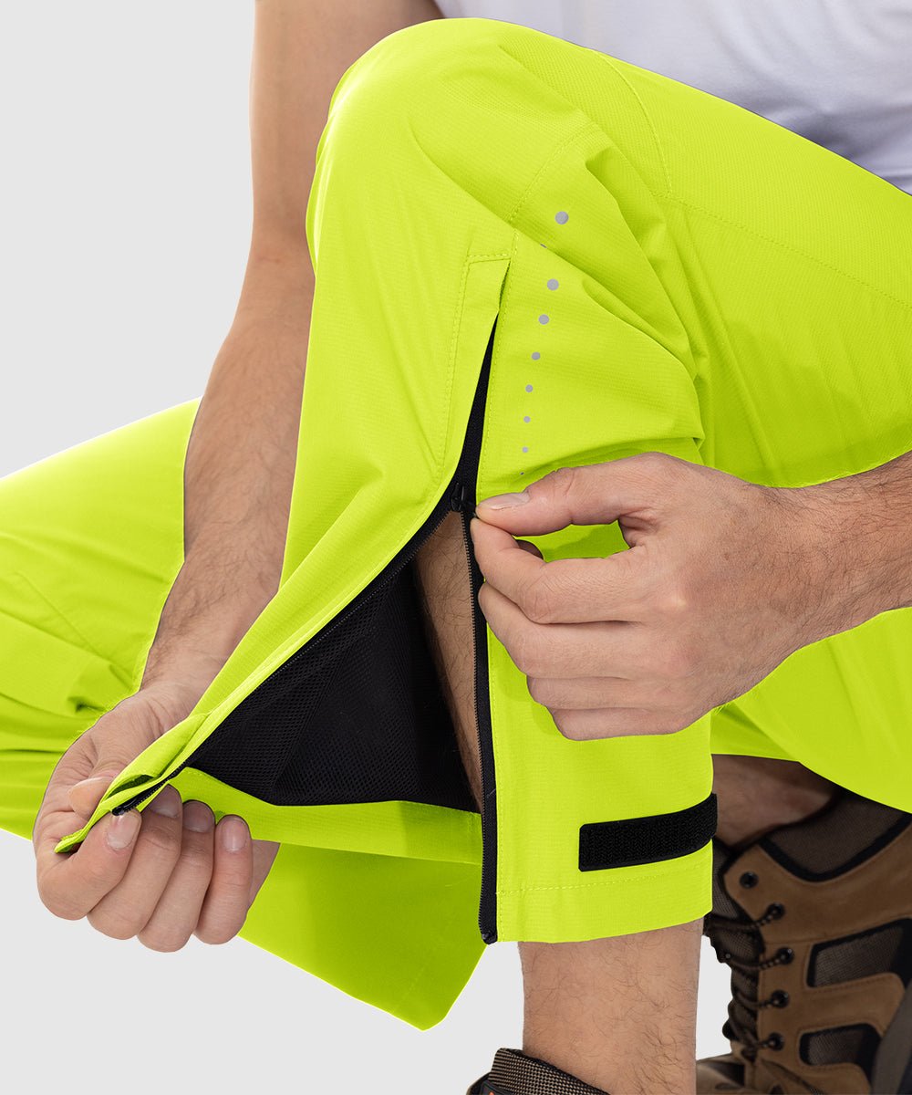 Men's High Performance Waterproof Breathable Rain Pants - TBMPOY