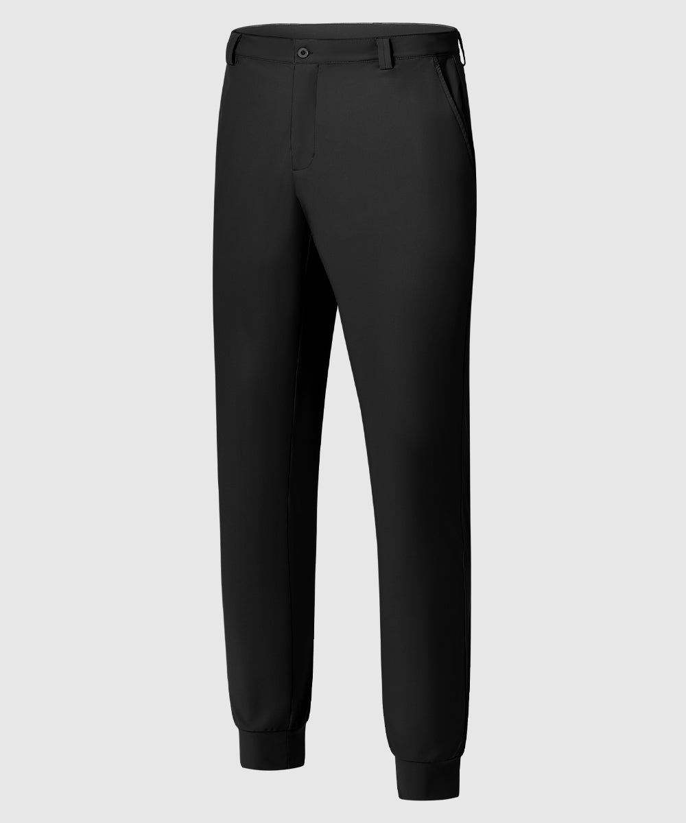 Men's Athletic Joggers Foot Binding Pants - TBMPOY