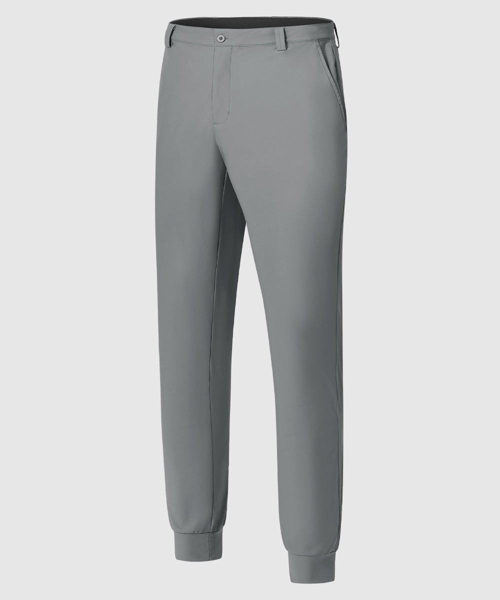 Men's Athletic Joggers Foot Binding Pants - TBMPOY