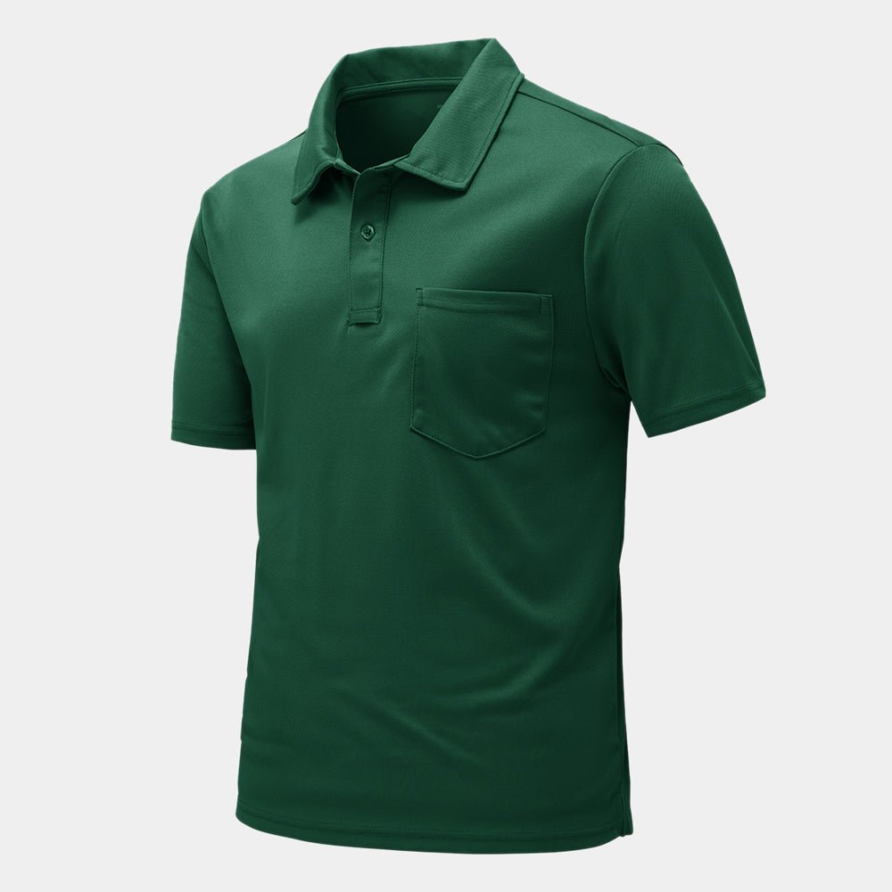 Men's Outdoor Sports Polo Short Sleeve Shirts - TBMPOY