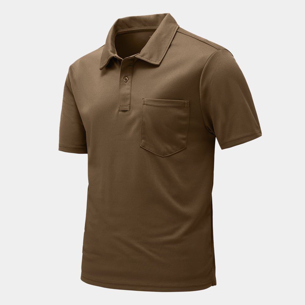 Men's Outdoor Sports Polo Short Sleeve Shirts - TBMPOY