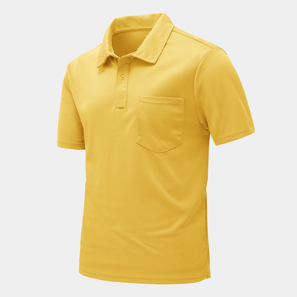 Men's Outdoor Sports Polo Short Sleeve Shirts - TBMPOY