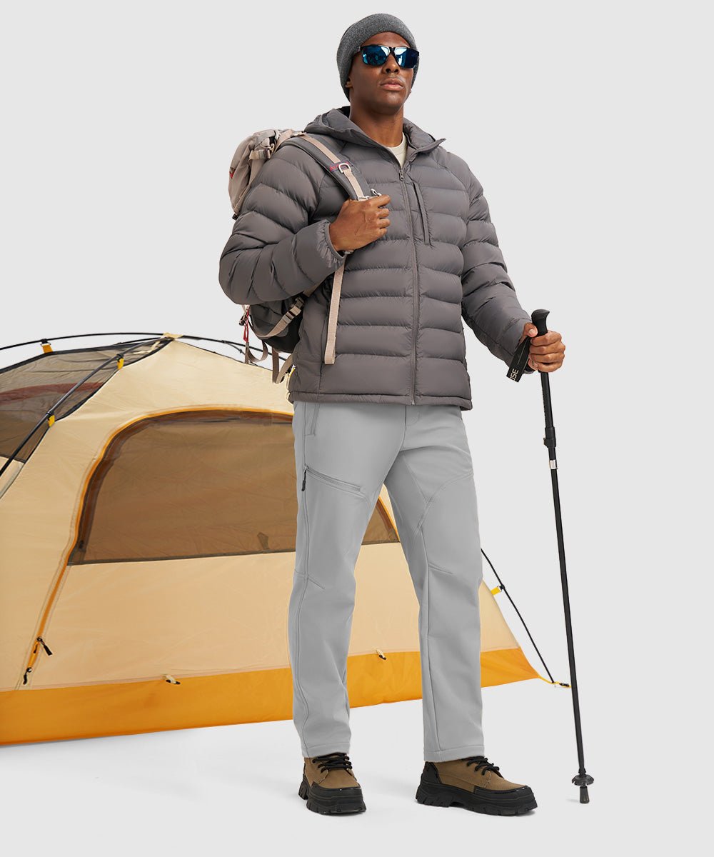 Men's Durable Fleece - Stretch Outdoor Hiking Pants - TBMPOY