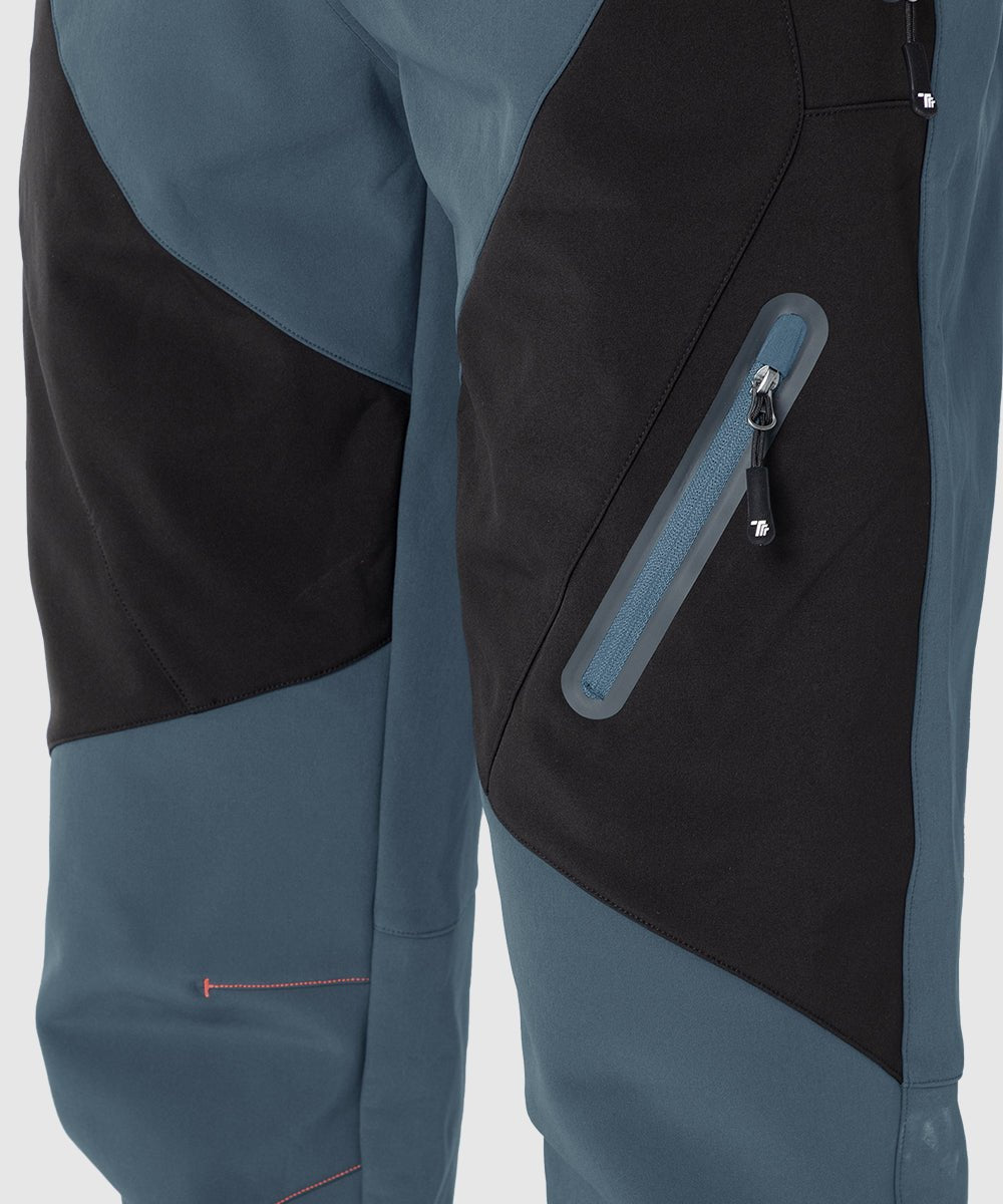 Men's Insulated Water Resistant Warm Fleece Lined Ski Pants - TBMPOY