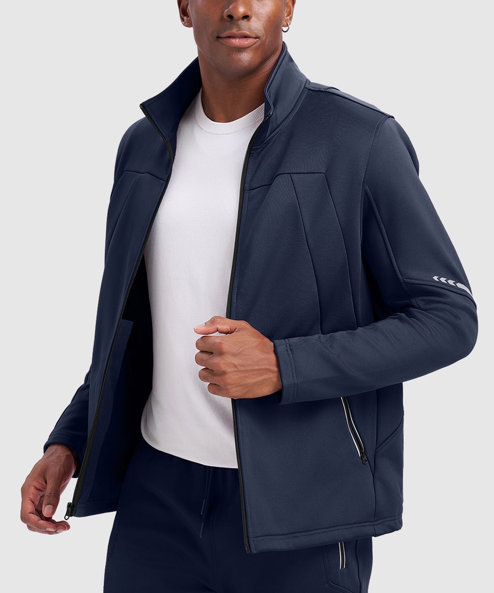 Men's Stand Collar Cold - proof Running Fitness Suit - TBMPOY