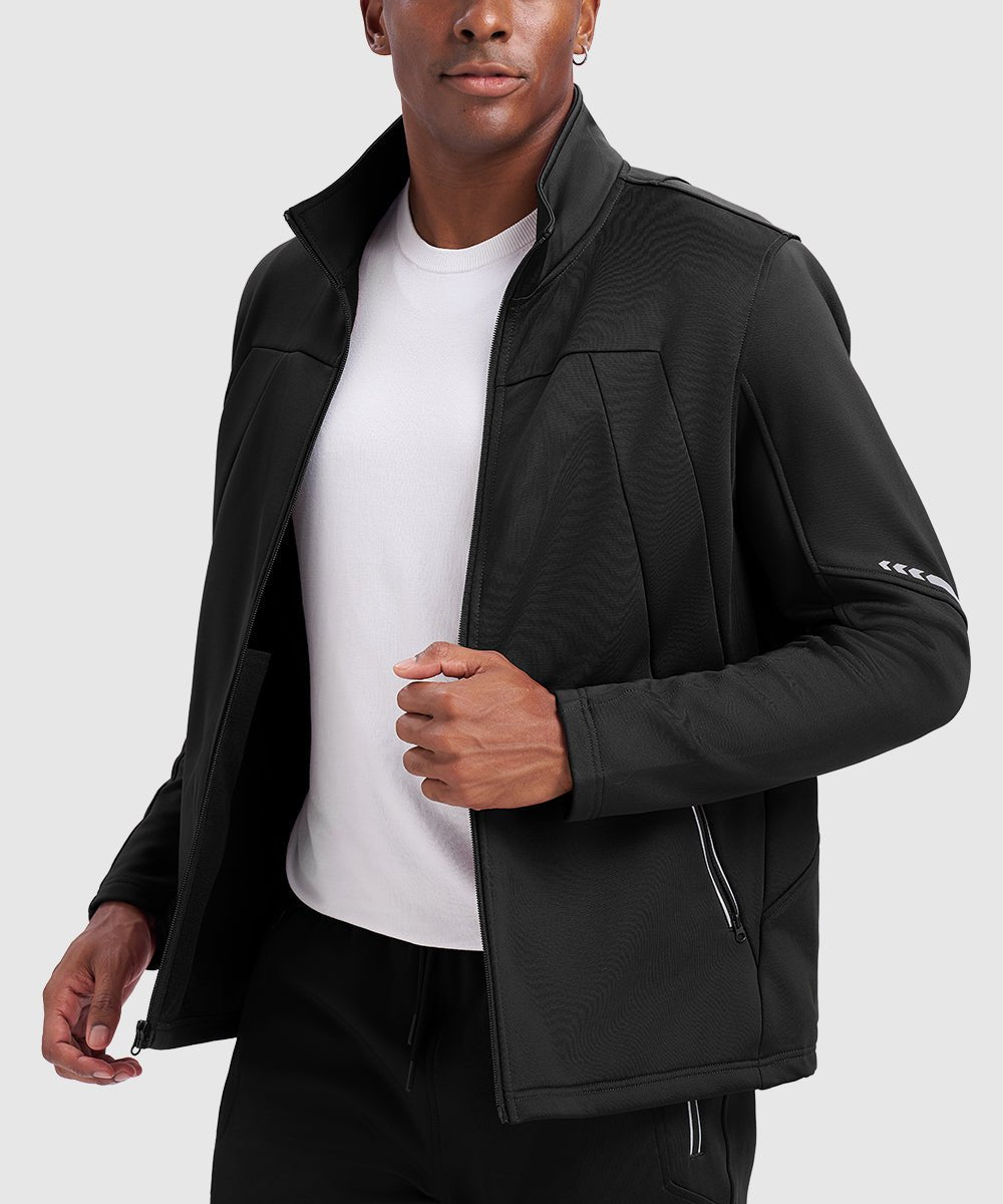 Men's Stand Collar Cold - proof Running Fitness Suit - TBMPOY