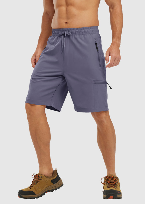 Men's Stretchy Water Repellent Cargo Sports Shorts
