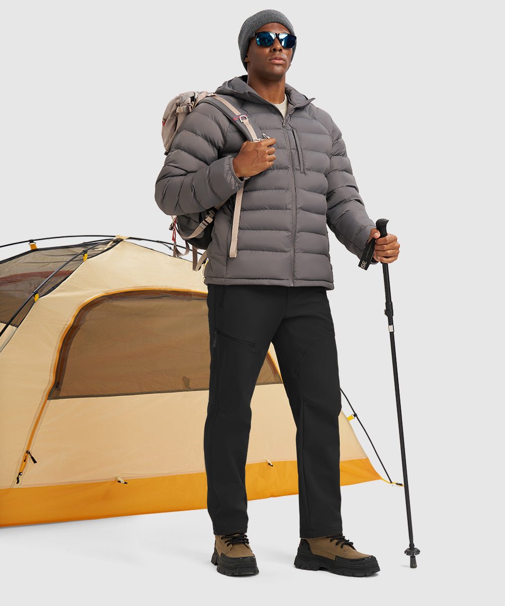 Men's Durable Fleece - Stretch Outdoor Hiking Pants - TBMPOY