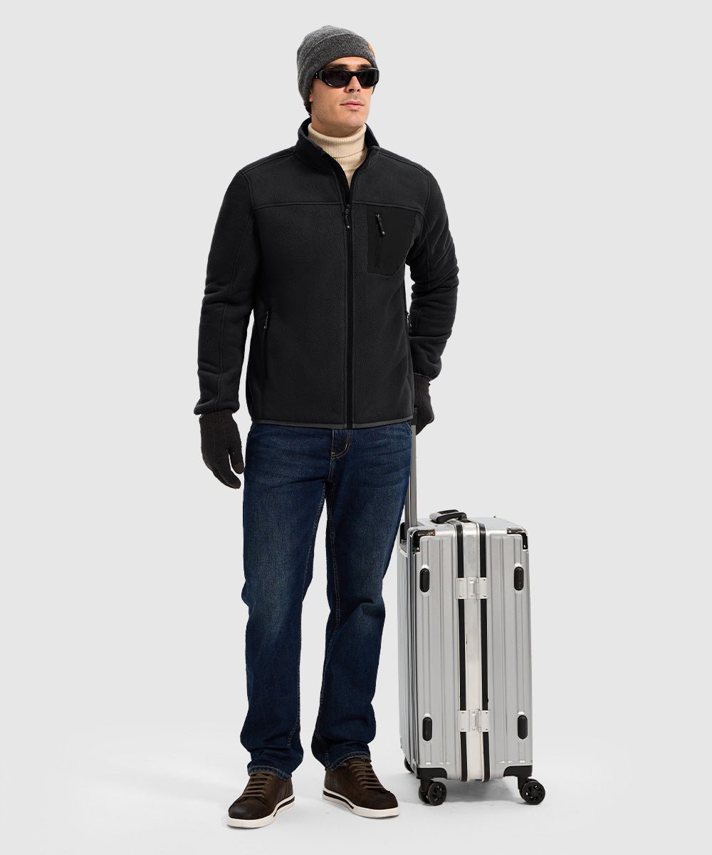 Men's Chest Pocket Fleece Jacket - TBMPOY