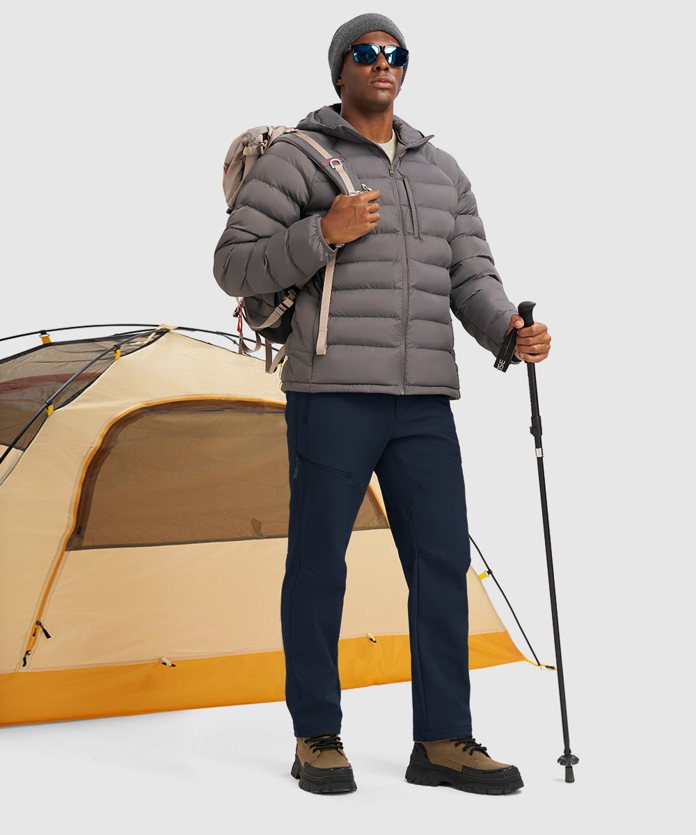 Men's Durable Fleece - Stretch Outdoor Hiking Pants - TBMPOY