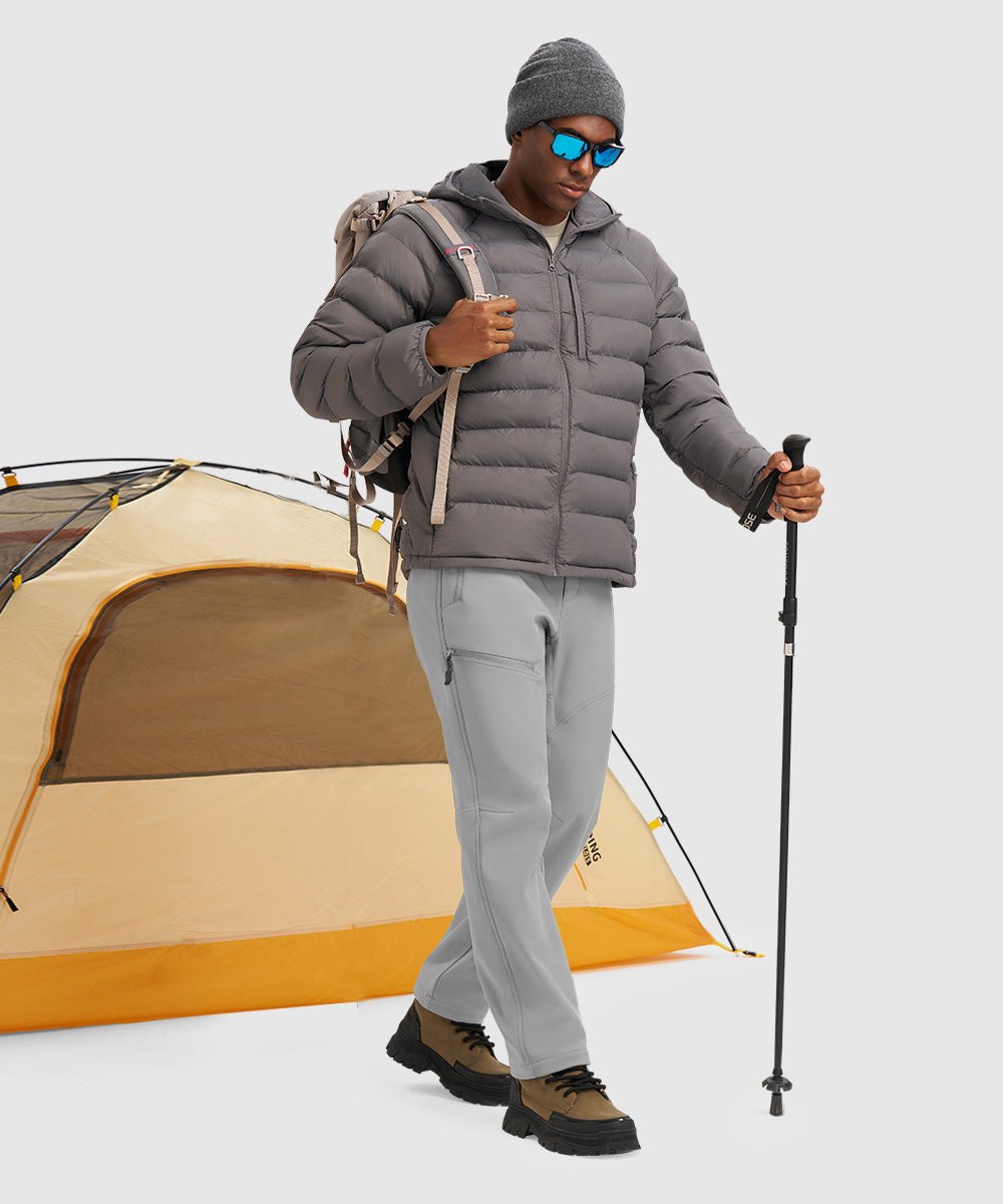 Men's Durable Fleece - Stretch Outdoor Hiking Pants - TBMPOY