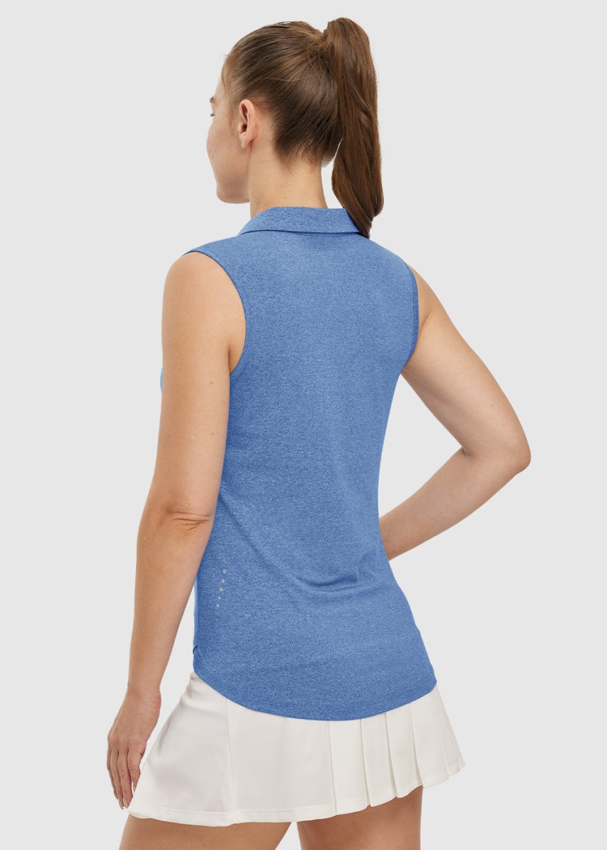 Women's Sleeveless Quick Dry Golf Shirt - TBMPOY