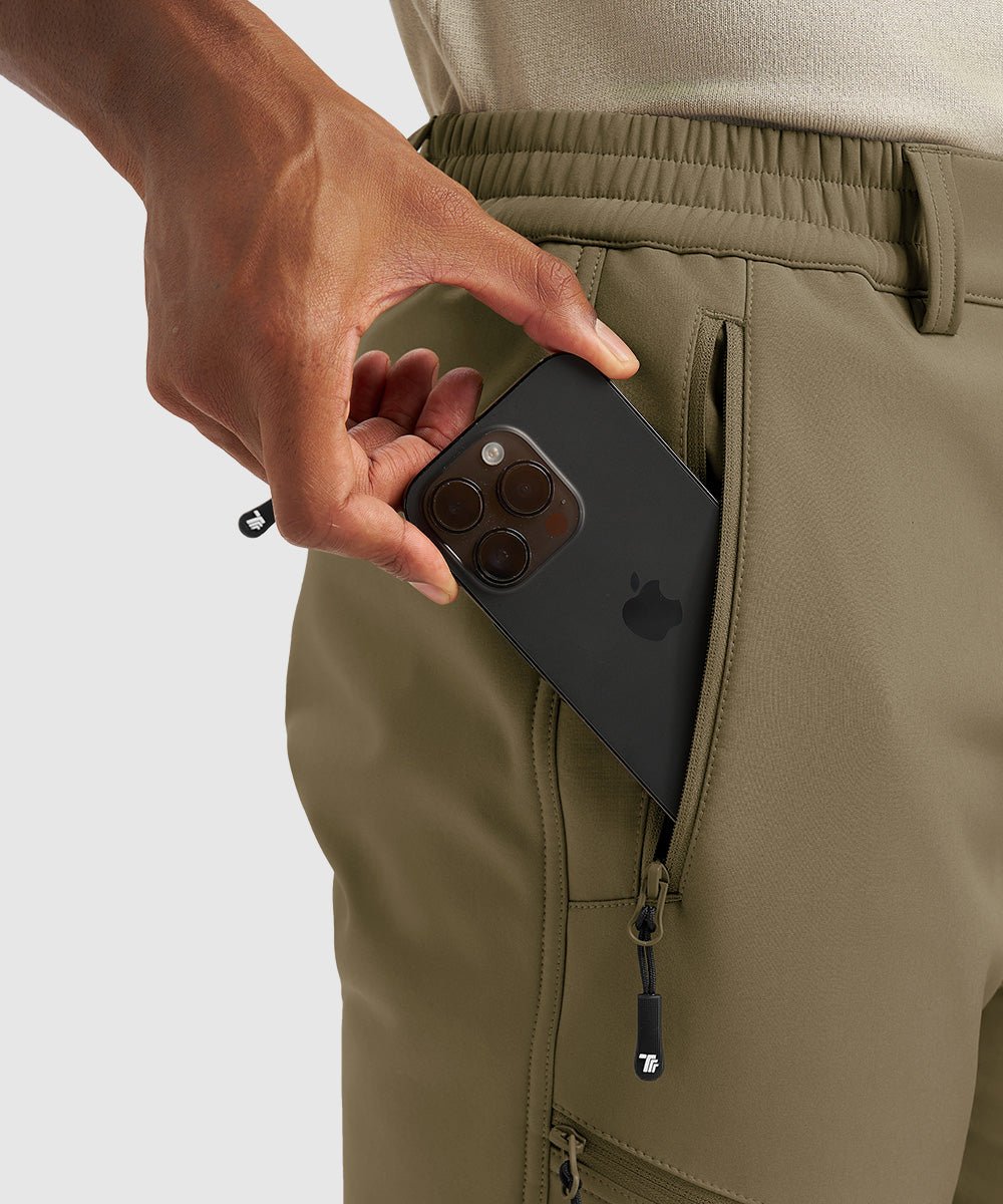 Men's Durable Fleece - Stretch Outdoor Hiking Pants - TBMPOY