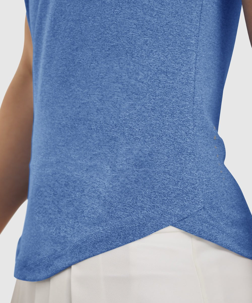 Women's Sleeveless Quick Dry Golf Shirt - TBMPOY