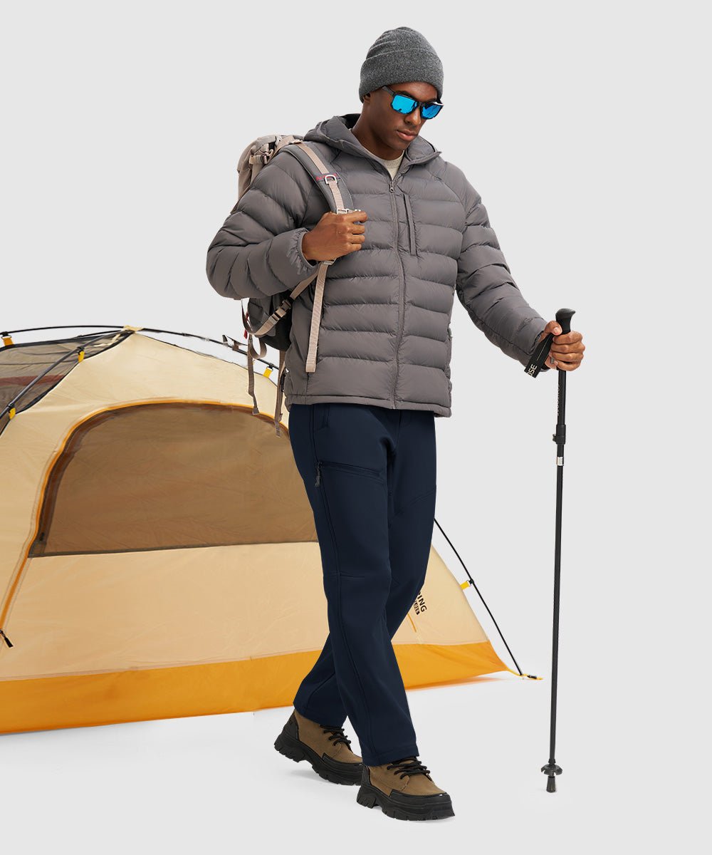 Men's Durable Fleece - Stretch Outdoor Hiking Pants - TBMPOY