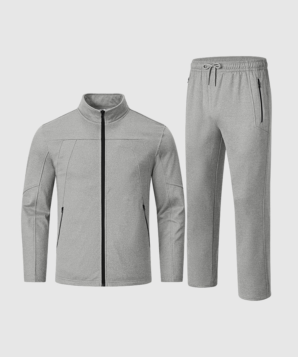 Men's Stand Collar Cold - proof Running Fitness Suit - TBMPOY
