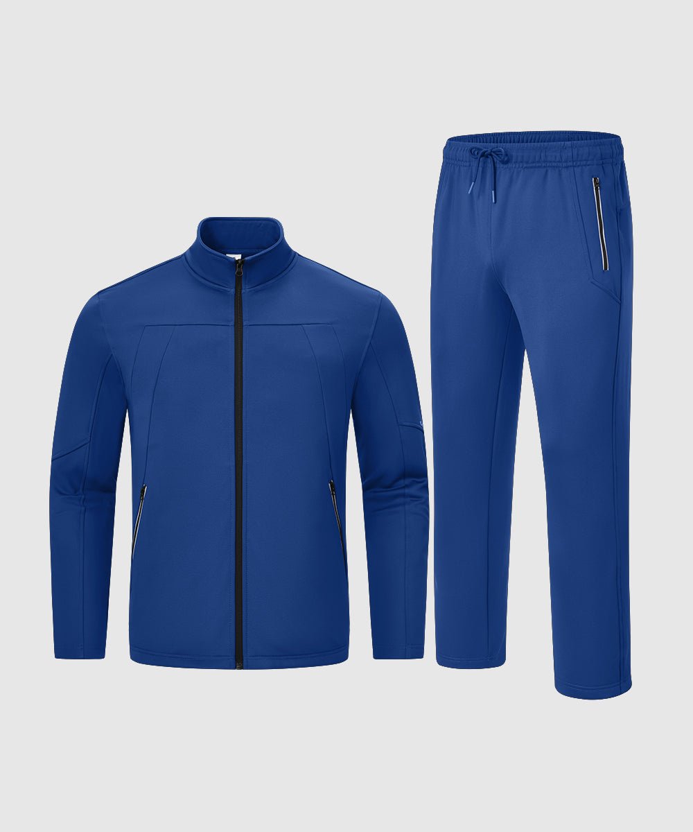 Men's Stand Collar Cold - proof Running Fitness Suit - TBMPOY