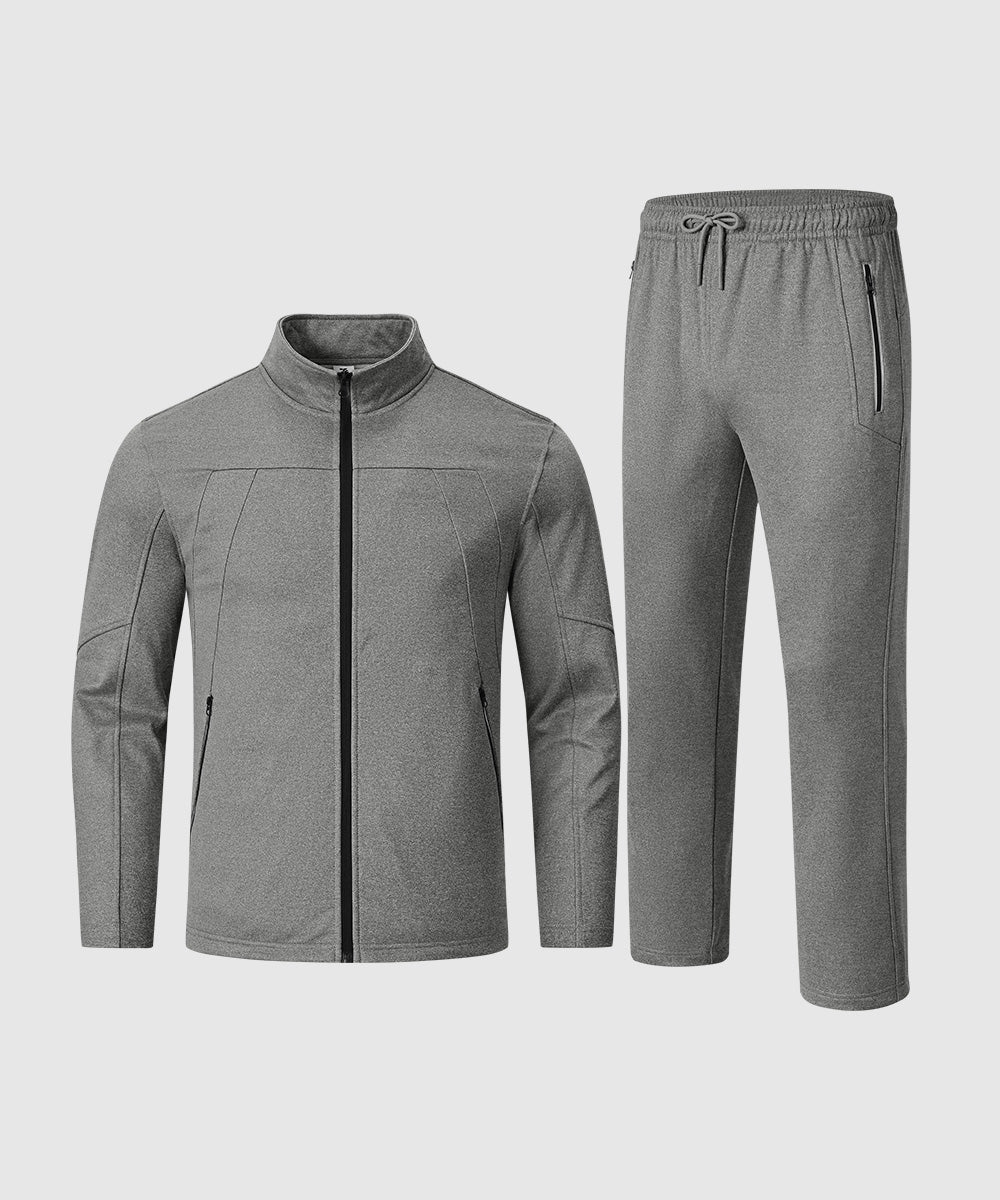 Men's Stand Collar Cold - proof Running Fitness Suit - TBMPOY