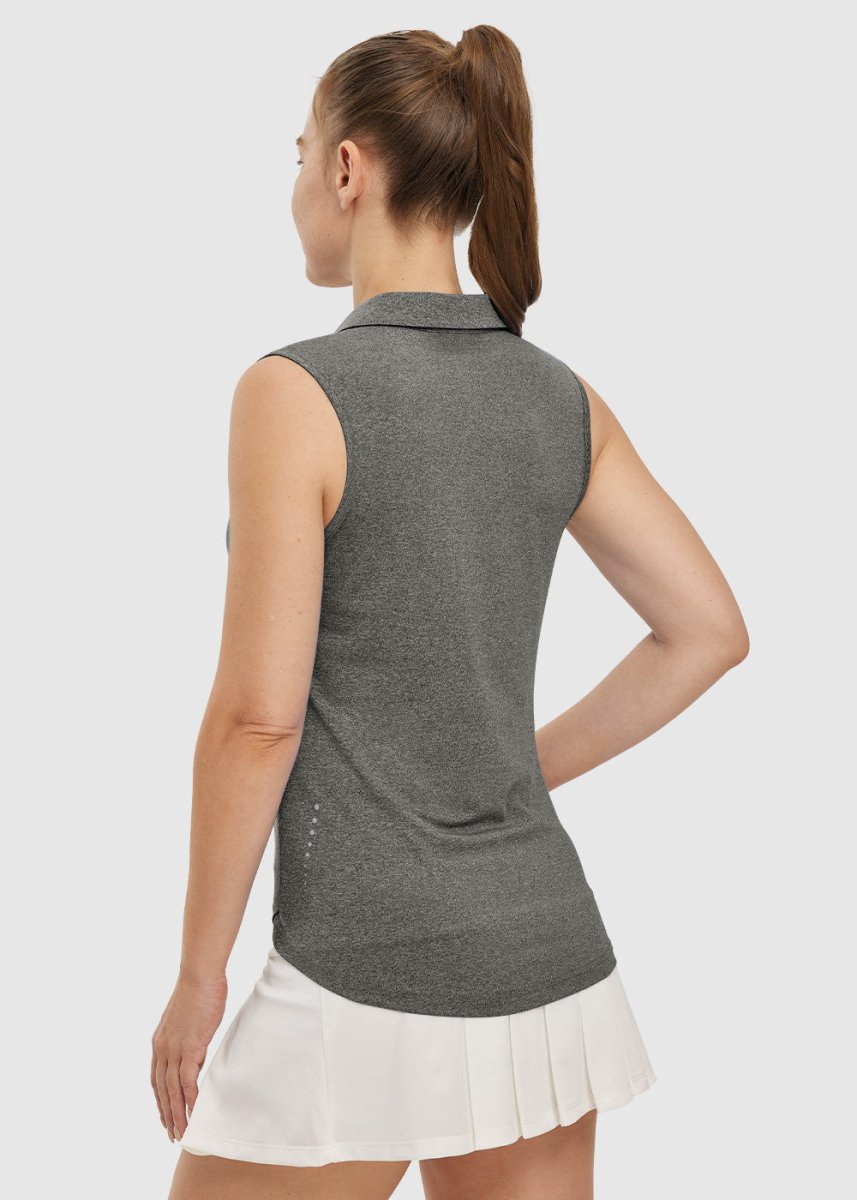 Women's Sleeveless Quick Dry Golf Shirt - TBMPOY