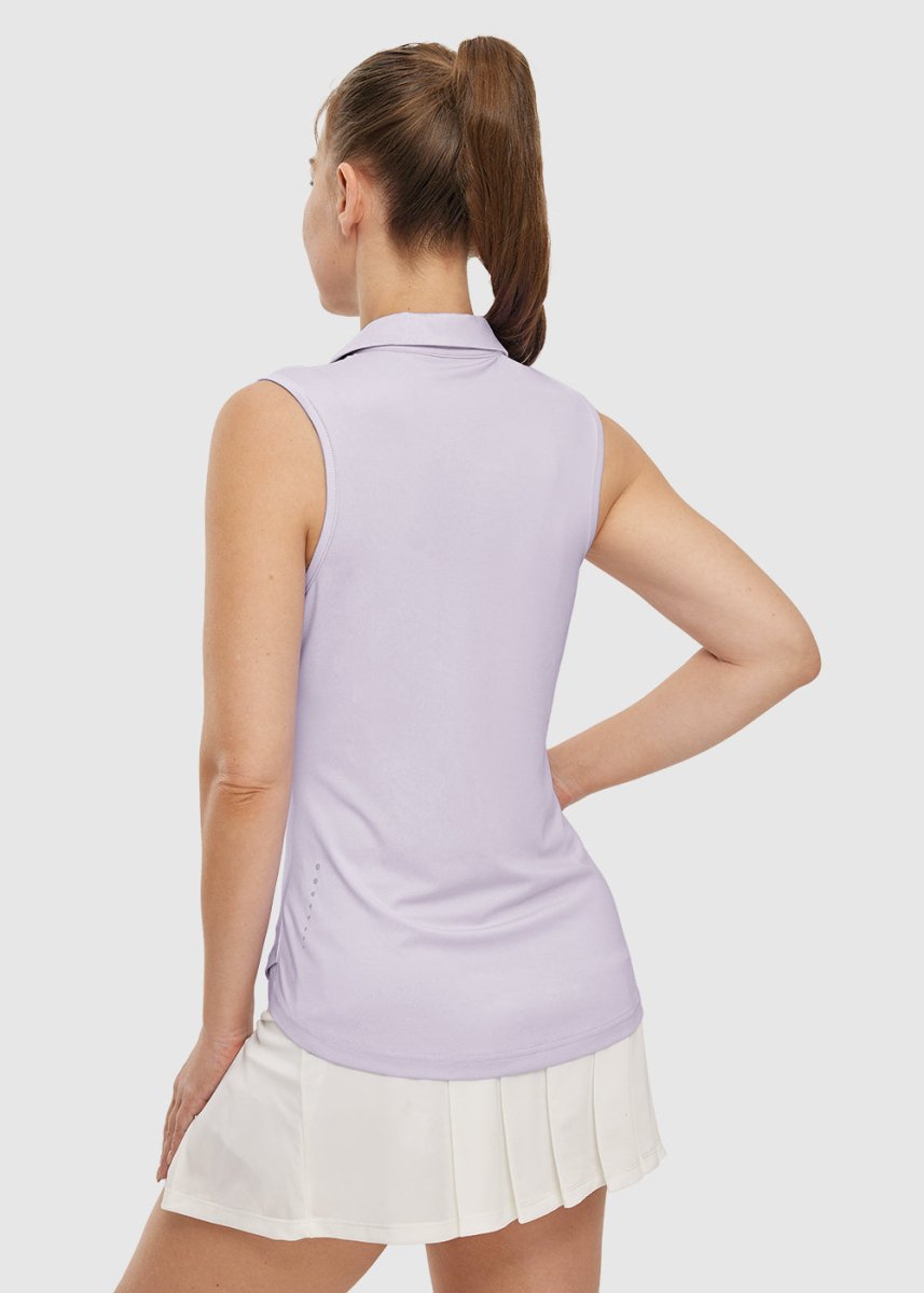 Women's Sleeveless Quick Dry Golf Shirt - TBMPOY