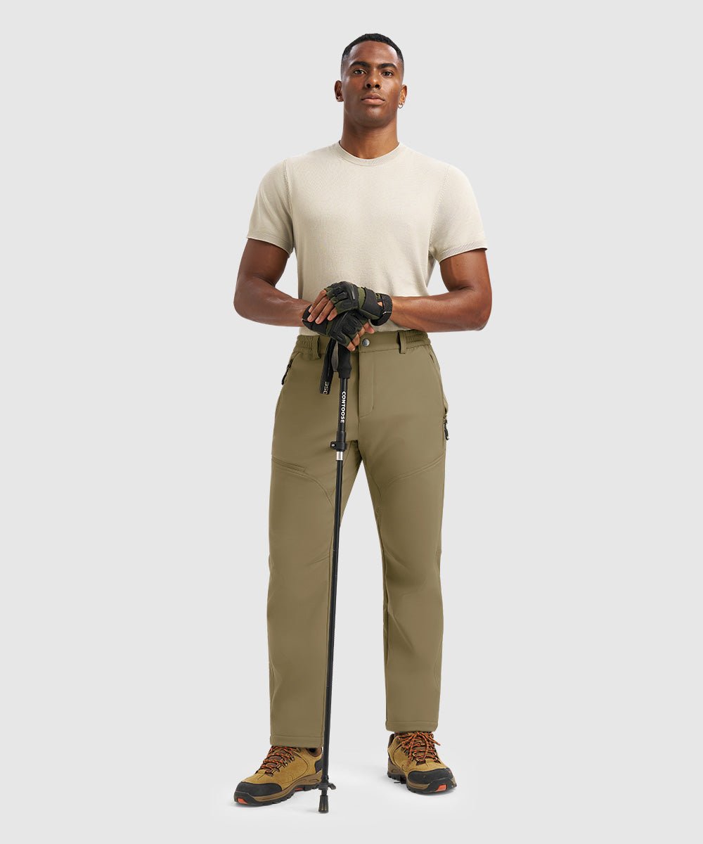 Men's Durable Fleece - Stretch Outdoor Hiking Pants - TBMPOY