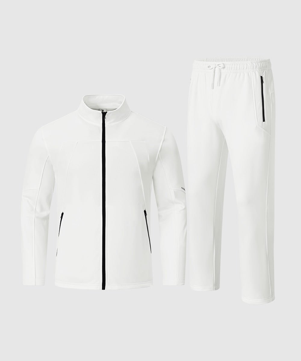 Men's Stand Collar Cold - proof Running Fitness Suit - TBMPOY