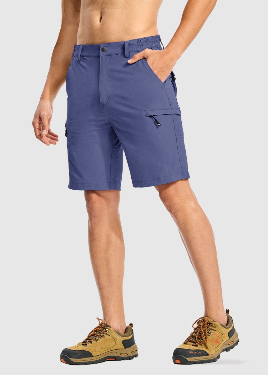 Men's Stretchy Quick Dry Cargo Hiking Shorts - TBMPOY
