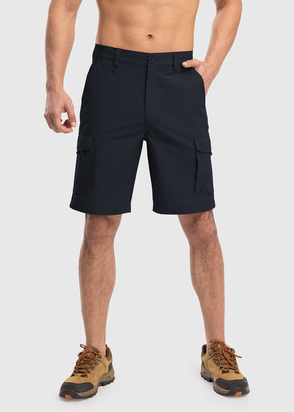 Men's 9‘’ Outdoor Stretch Waterproof Workwear Hiking Shorts - TBMPOY