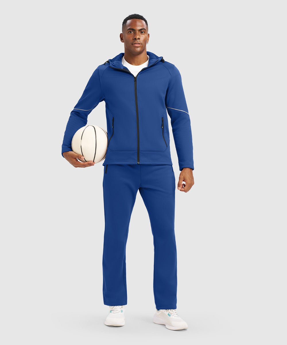 Men's Fleece - Lined Full - Zip Front Training Set - TBMPOY