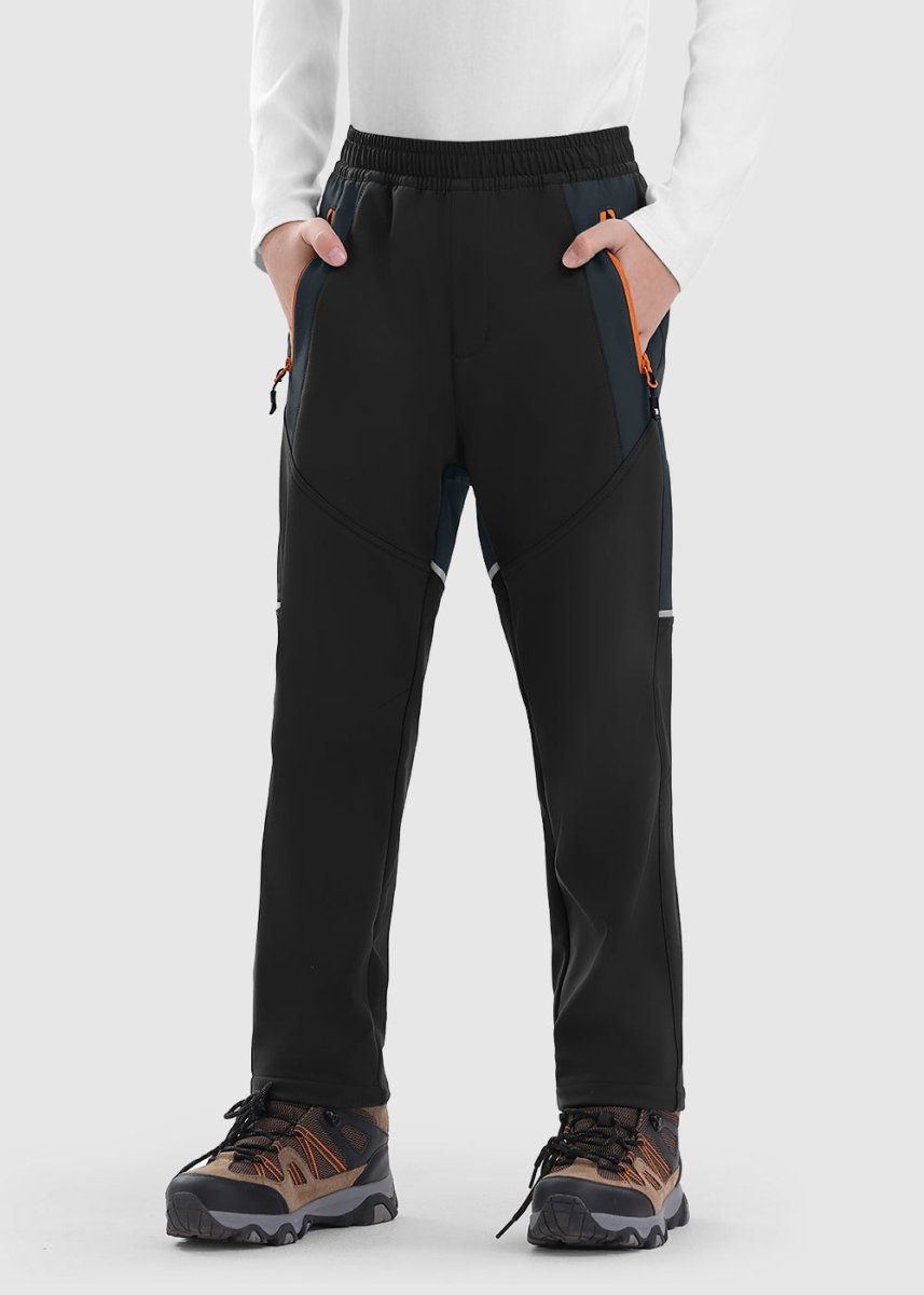 Boys' Outdoor Fleece - Lined Hiking Pants - TBMPOY