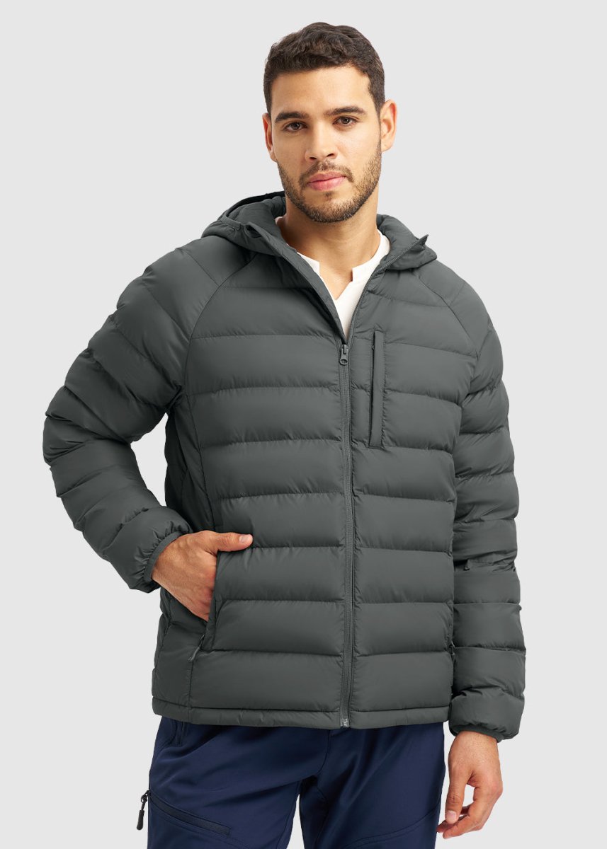 Men's Outdoor Insulated Puffer - Filled Jacket - TBMPOY