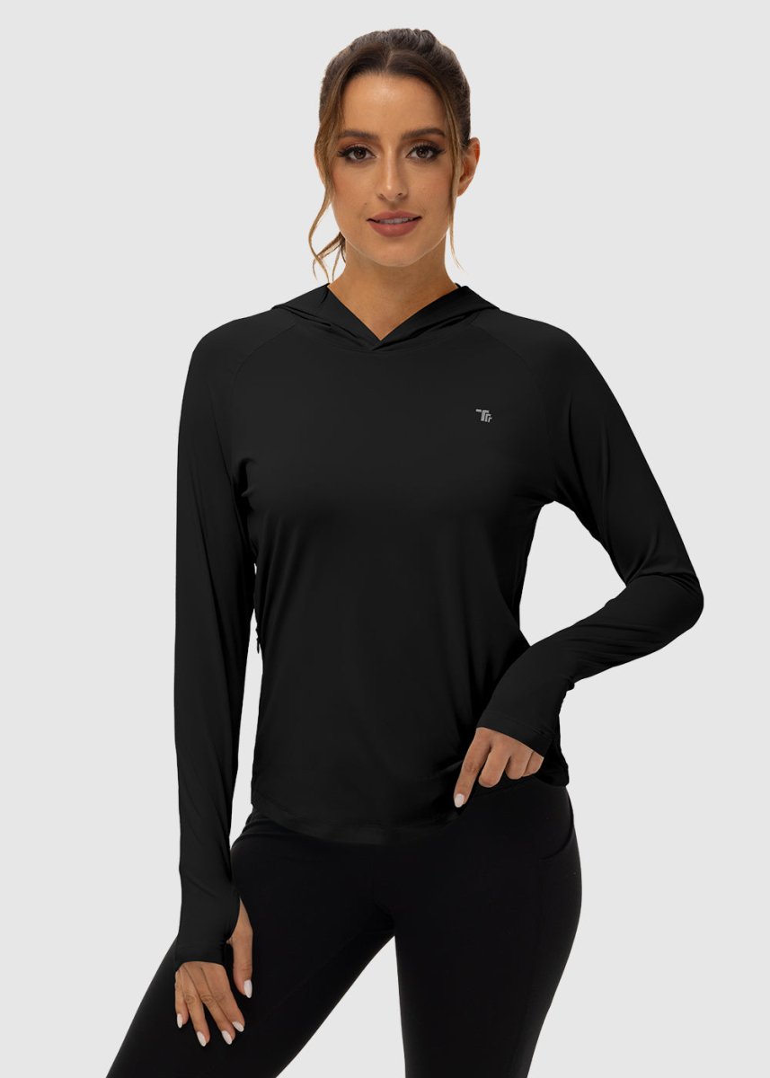 Women's UPF 50+ Sun Protection Hoodie Shirt - TBMPOY