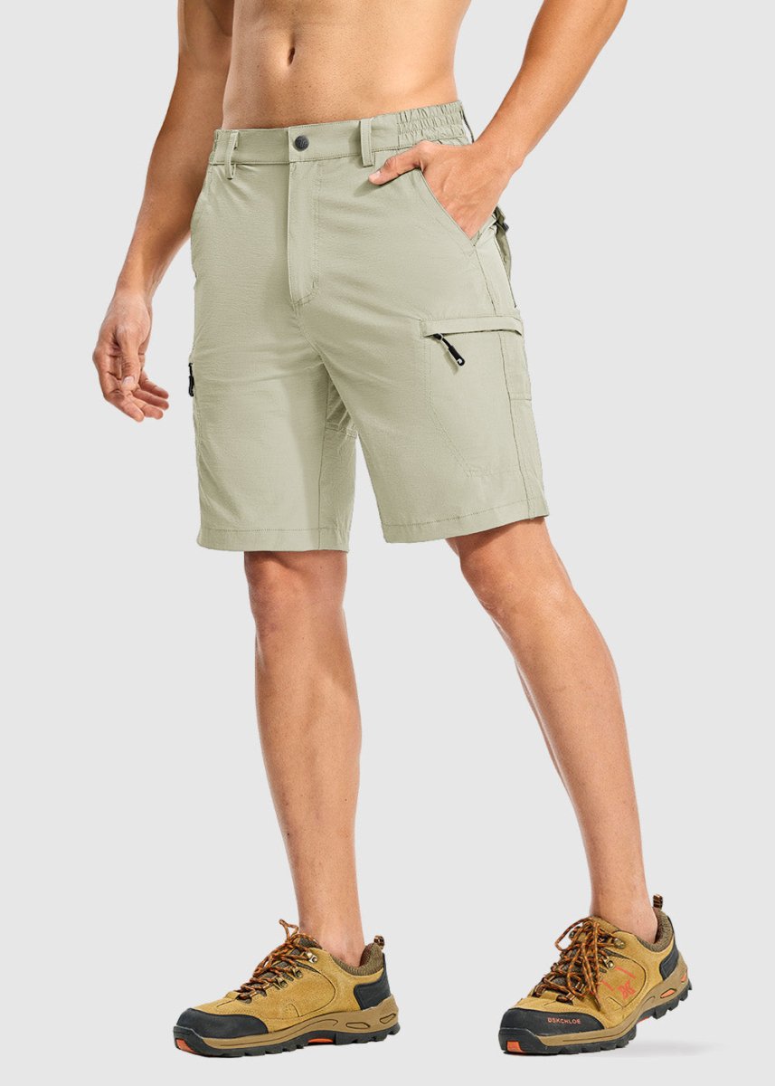 Men's Stretchy Quick Dry Cargo Hiking Shorts - TBMPOY