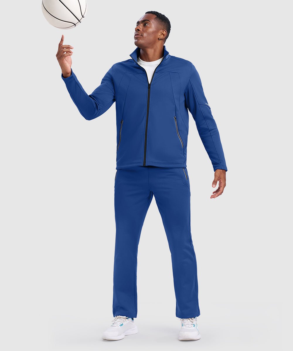 Men's Stand Collar Cold - proof Running Fitness Suit - TBMPOY