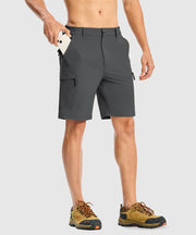 Men's Stretchy Quick Dry Cargo Hiking Shorts - TBMPOY