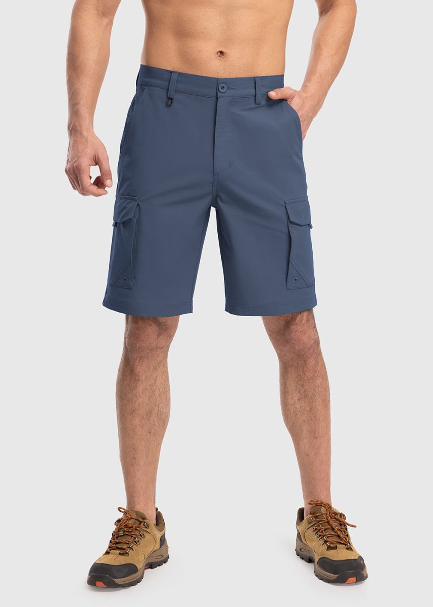 Men's 9‘’ Outdoor Stretch Waterproof Workwear Hiking Shorts - TBMPOY