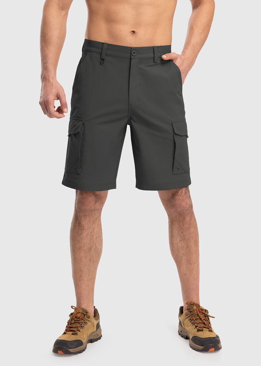 Men's 9‘’ Outdoor Stretch Waterproof Workwear Hiking Shorts - TBMPOY