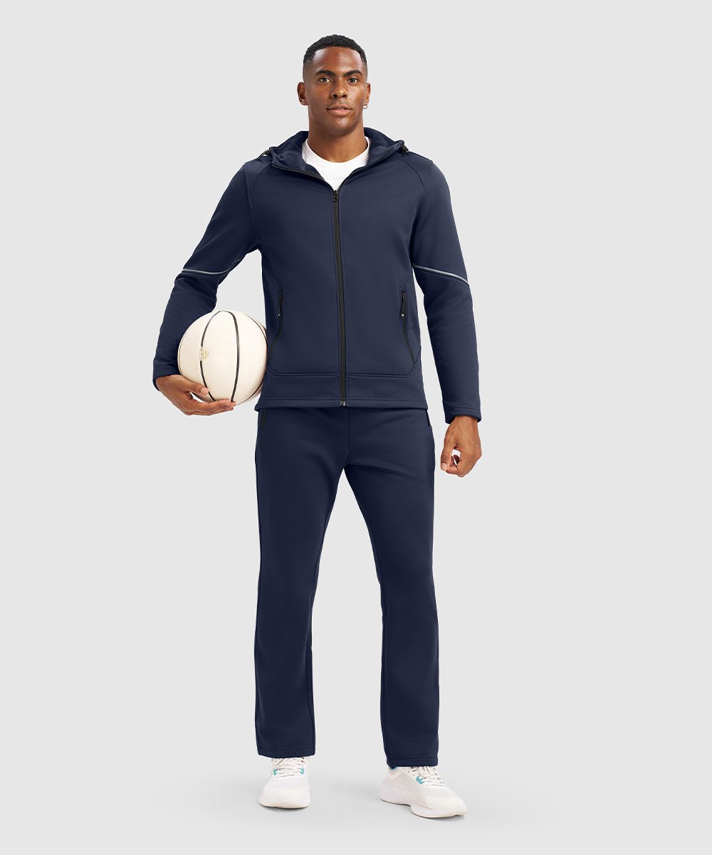 Men's Fleece - Lined Full - Zip Front Training Set - TBMPOY