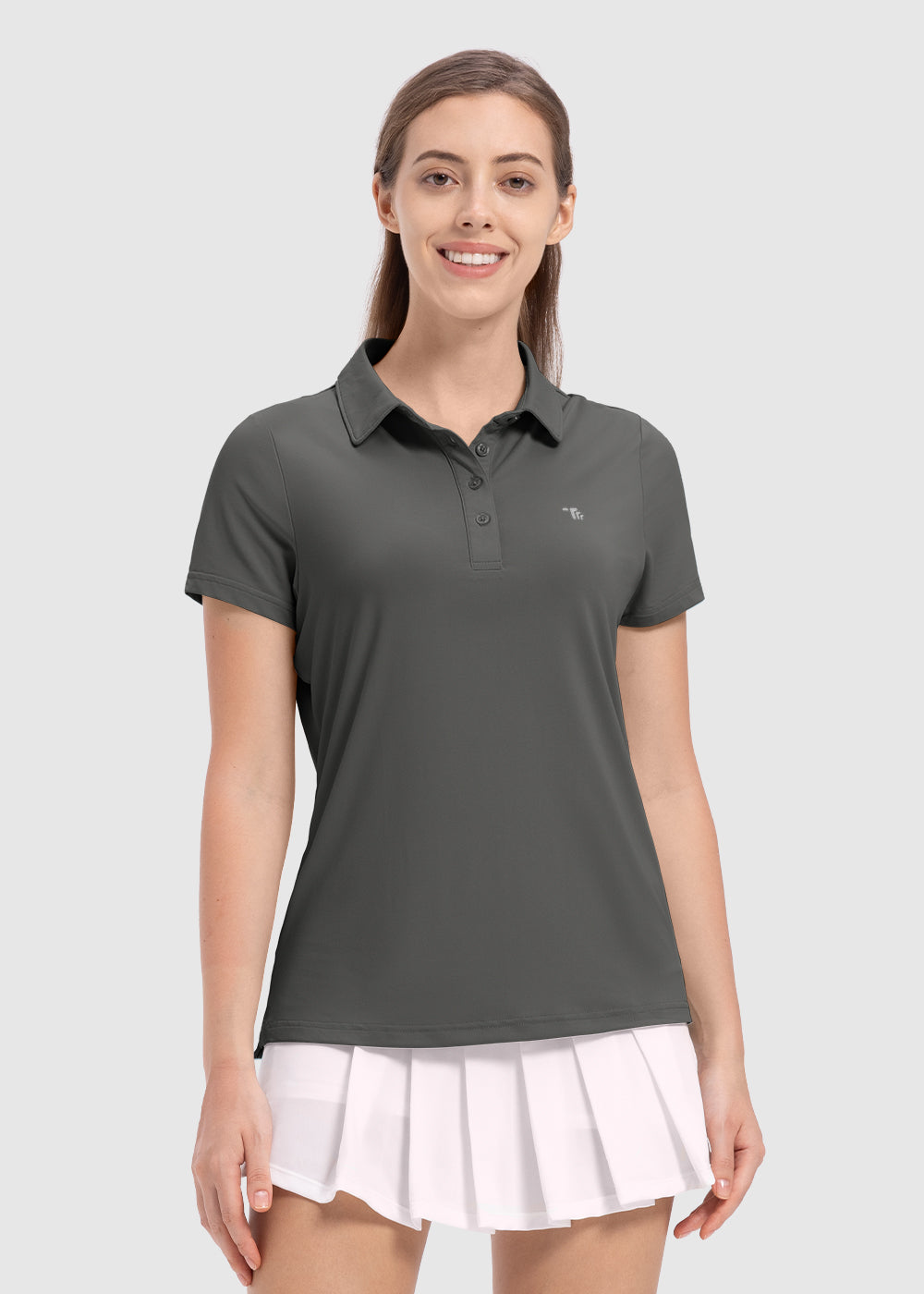 Women's 4 - Button Quick Dry Polo Shirts - TBMPOY