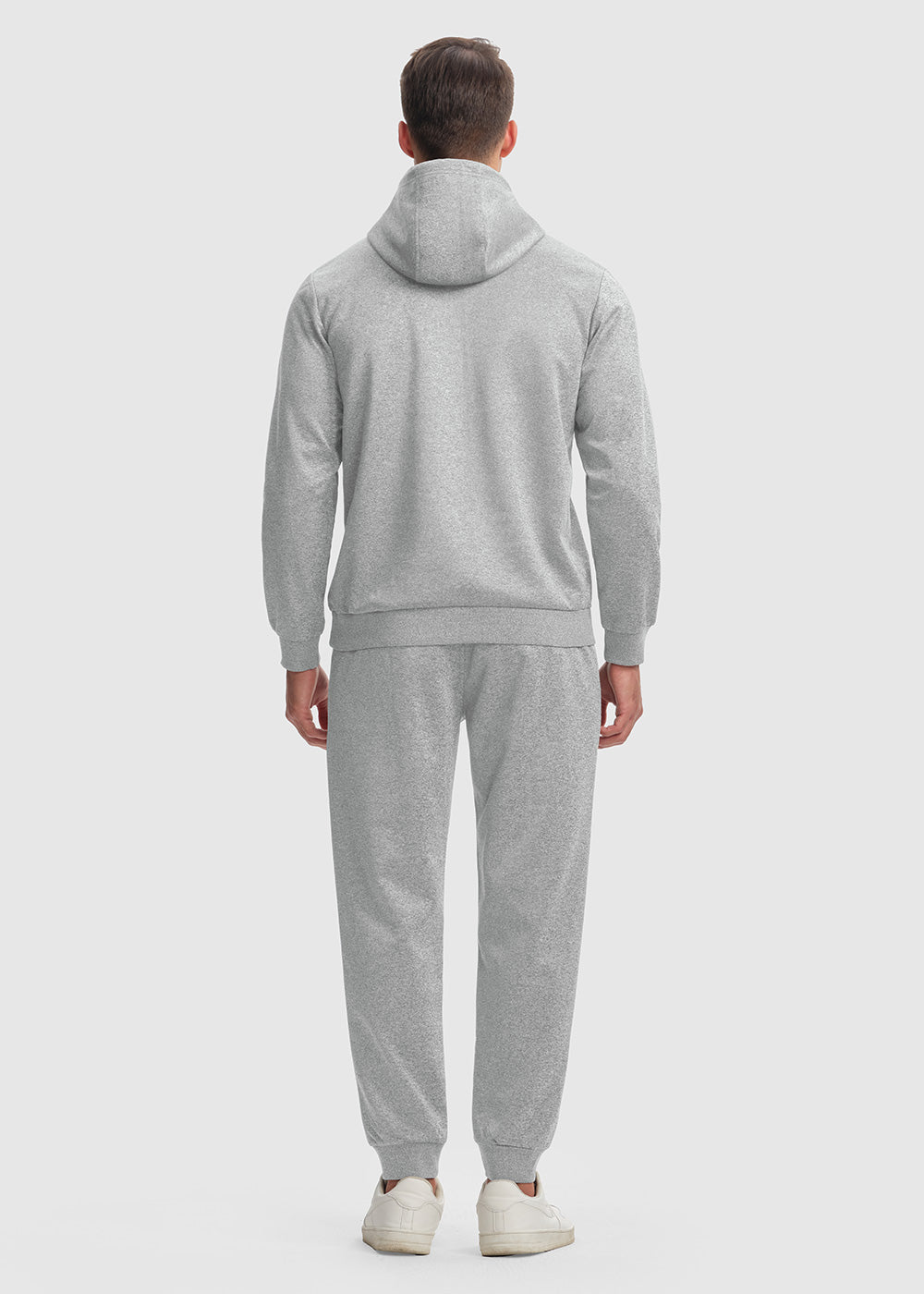 Men's Hooded Pullover and Rib Knit Cuff Pants Lounge Sets - TBMPOY