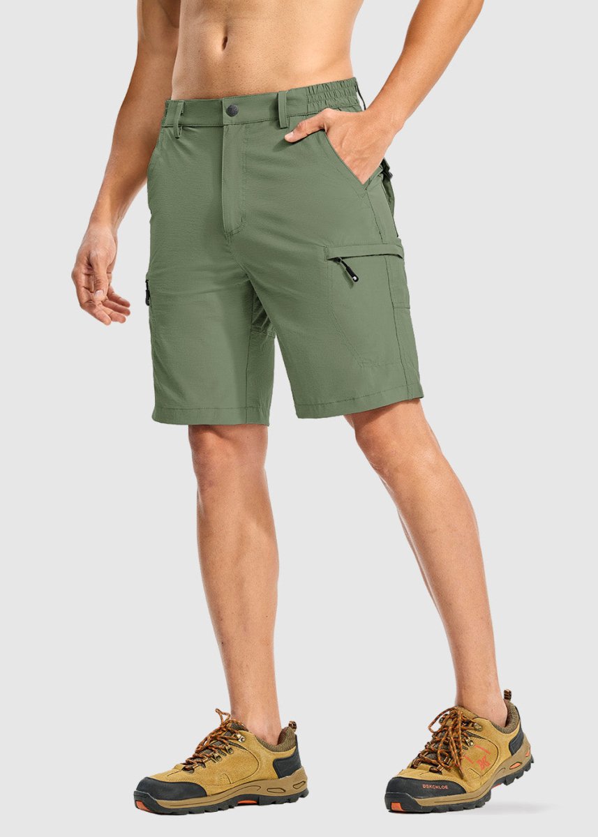 Men's Stretchy Quick Dry Cargo Hiking Shorts - TBMPOY