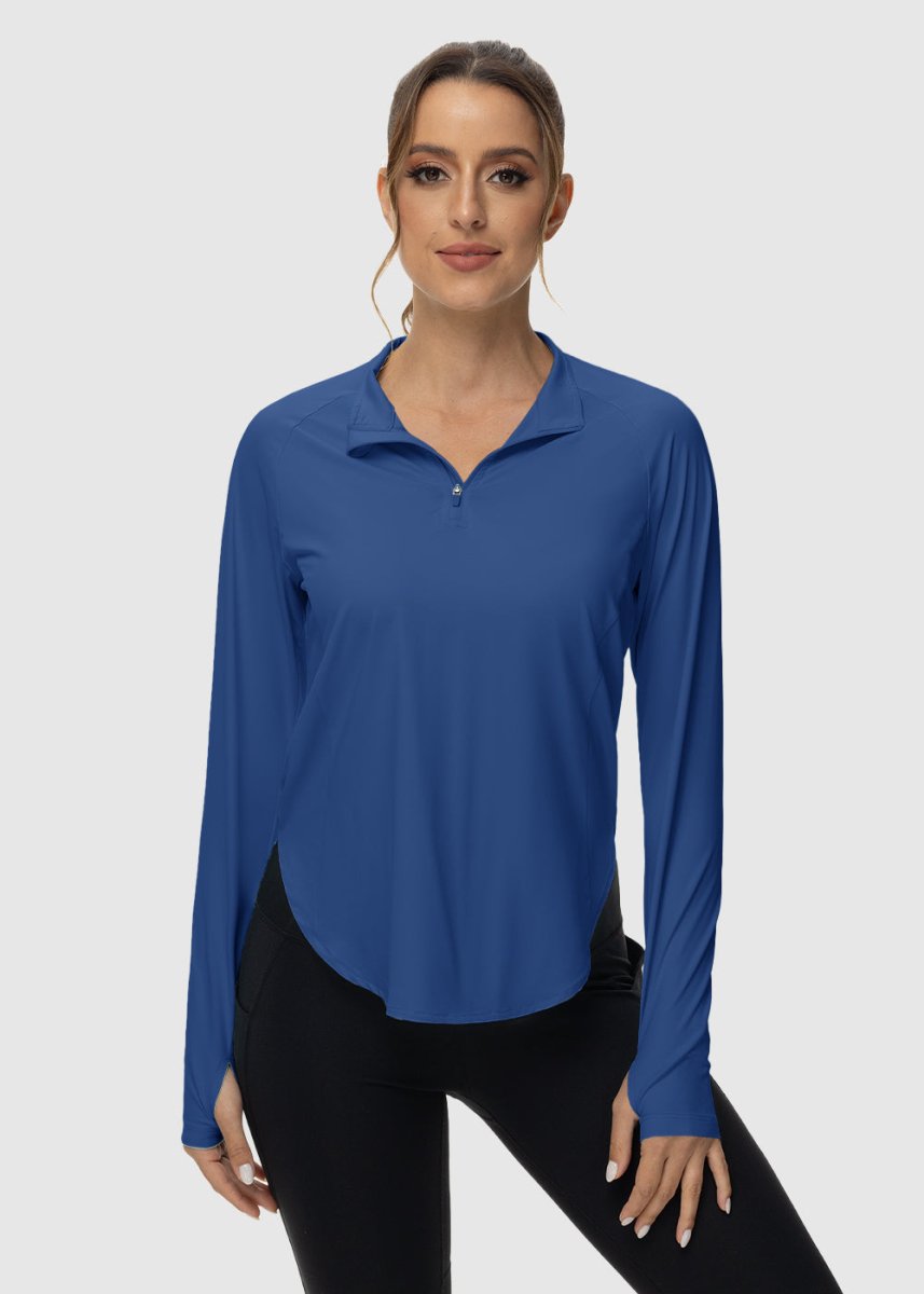 Women's Quarter Zip Sun Protection Garment - TBMPOY