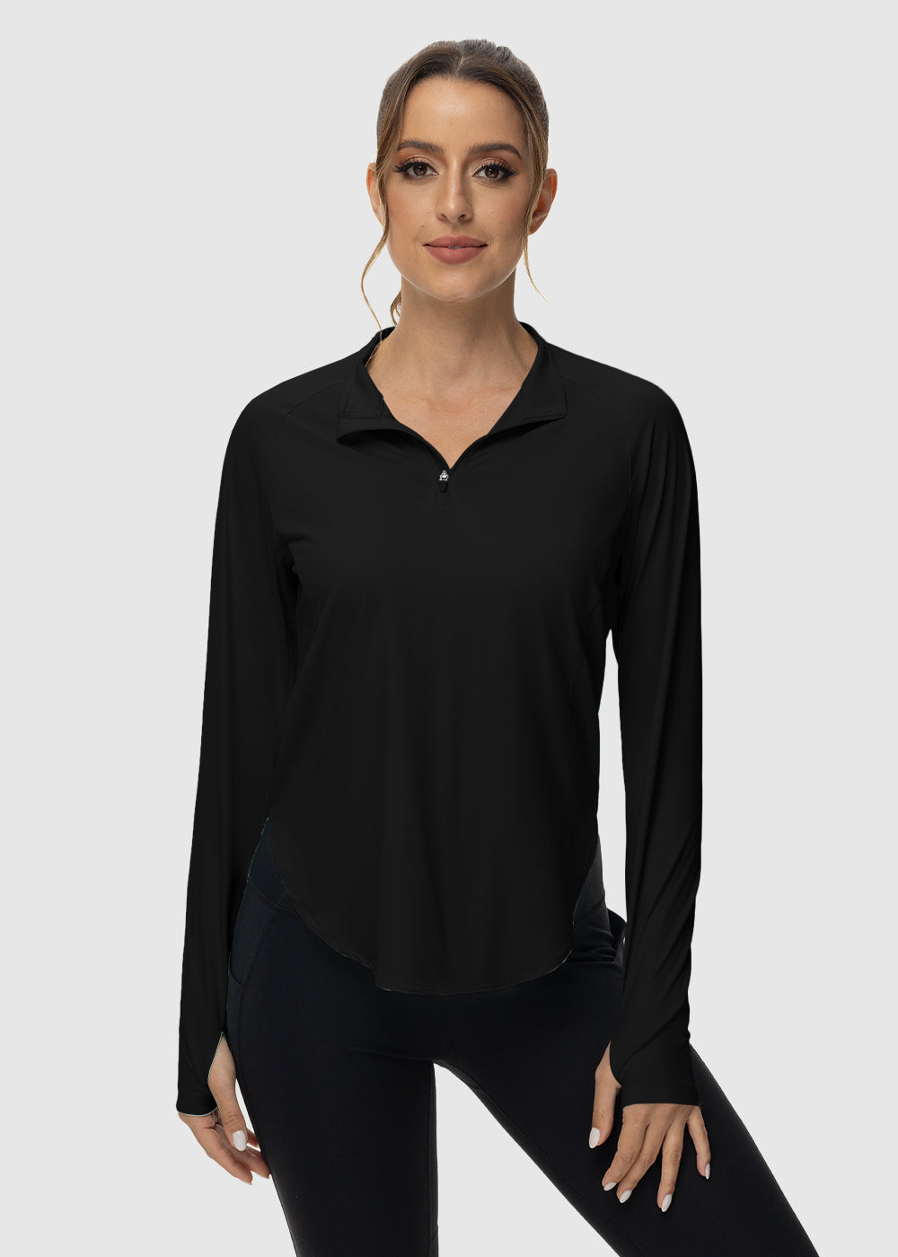 Women's Quarter Zip Sun Protection Garment - TBMPOY