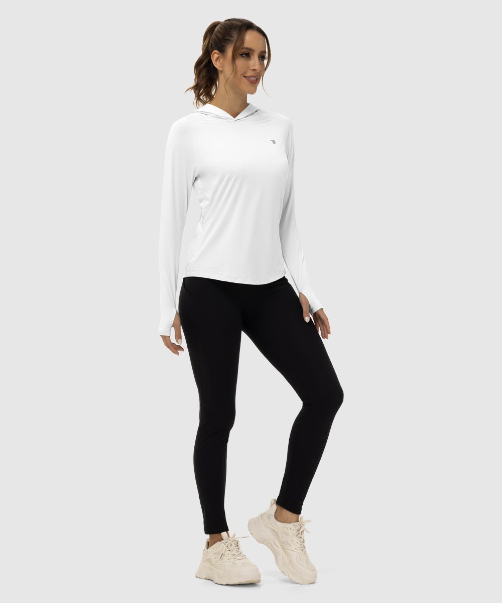 Women's UPF 50+ Sun Protection Hoodie Shirt - TBMPOY