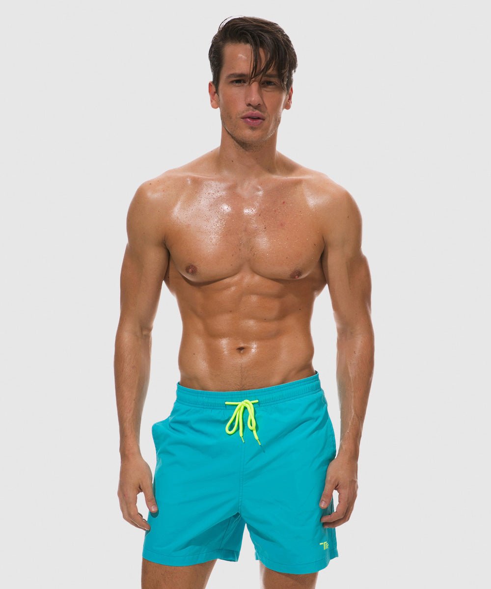 Men's Quick Dry Beach Shorts Swim Trunks - TBMPOY