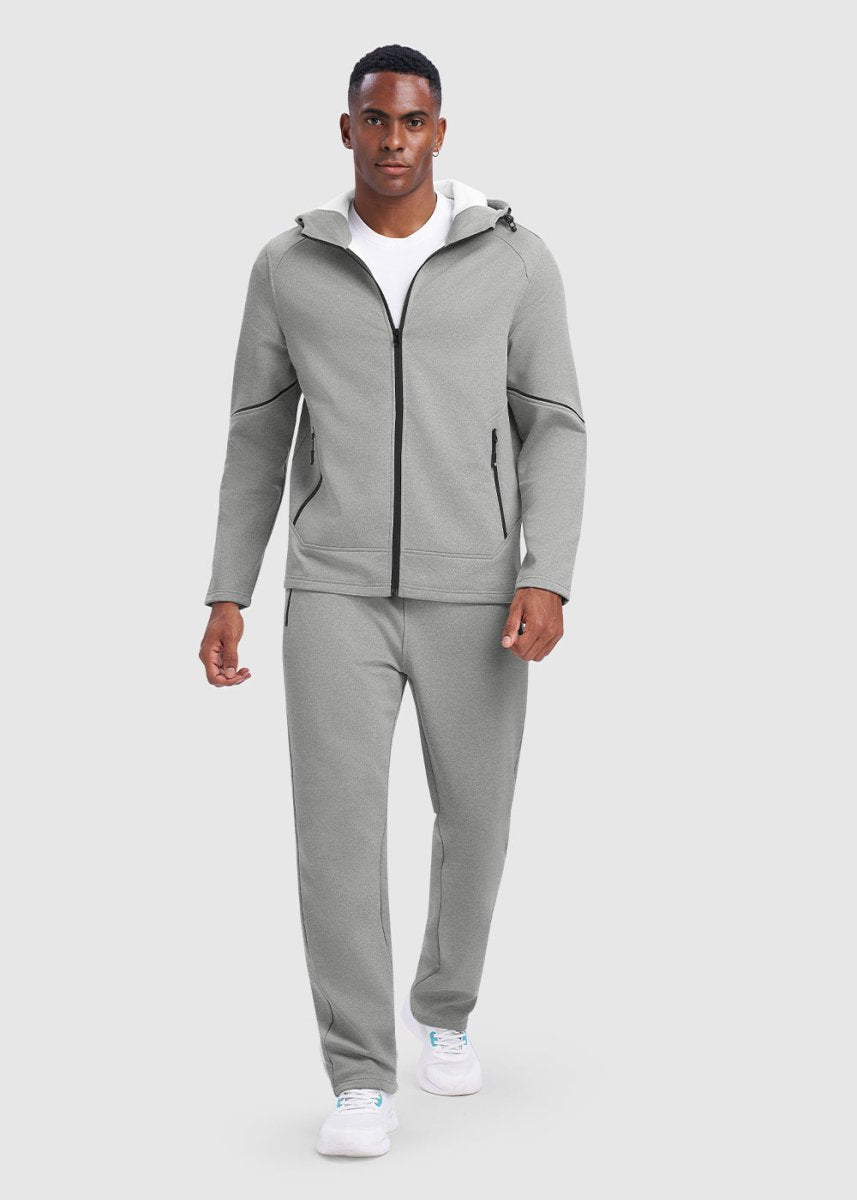 Men's Fleece - Lined Full - Zip Front Training Set - TBMPOY