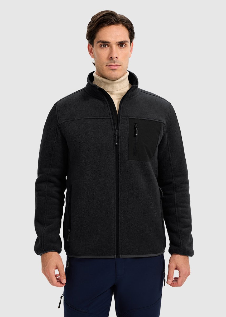 Men's Chest Pocket Fleece Jacket - TBMPOY